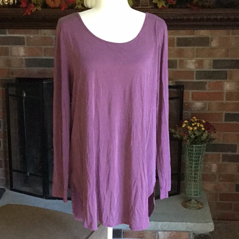 Apt 9 BohoChic Lavender Tunic Festival  Size L‎